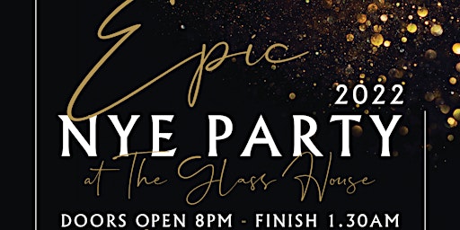 NYE @ The Glasshouse from £36 - use code XMAS20 at the checkout