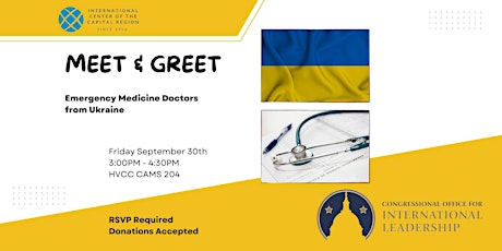 Meet and Greet with Ukraine Doctors (Open World)