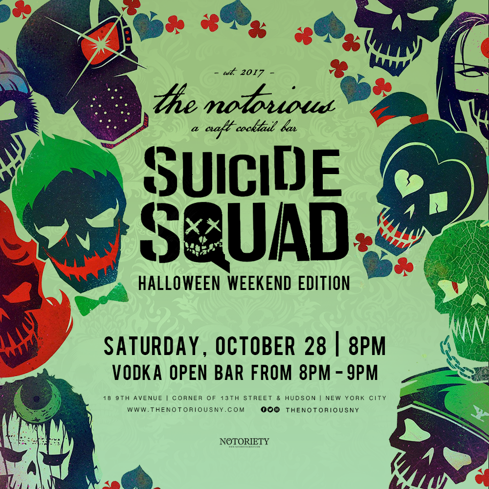 Suicide Squad Halloween at The Notorious