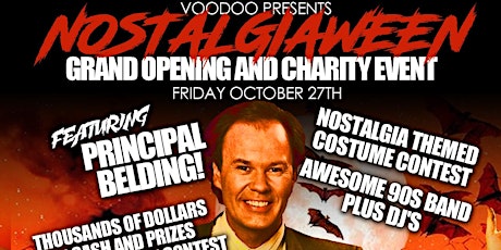 VooDoo NostalgiaWeen featuring Principal Belding and Benefitting the USO primary image