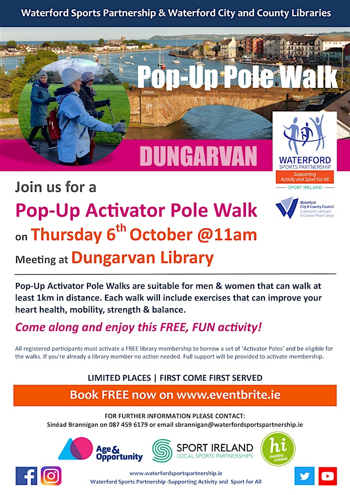 Pop Up Activator Pole Walk Dungarvan Library - 6th October 2022 image