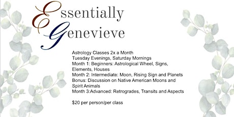Astrology with Genevieve - Beginner Class