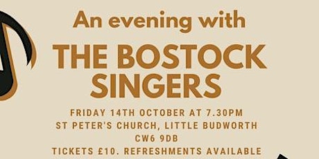 An evening with The Bostock Singers