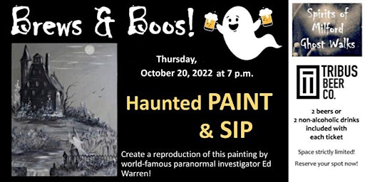 Brews & Boos: Haunted Paint & Sip