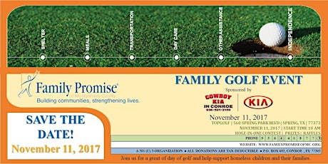 Family Promise of Montgomery County's Family Golf Event primary image