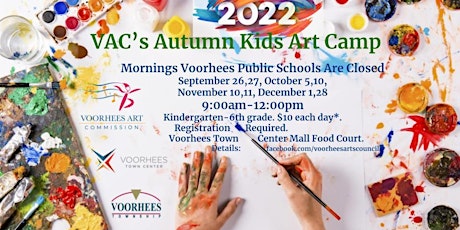 VAC's Kids Art Camp Autumn 2022