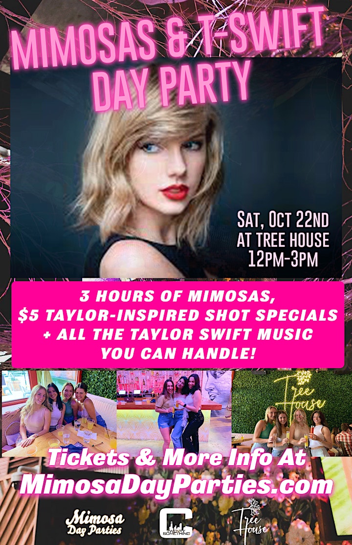 Mimosas & T-Swift Day Party - Includes 3 Hours of Mimosas! image