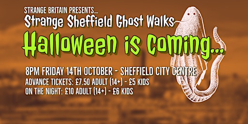 Sheffield Ghost Walk - City Centre 14th October 2022