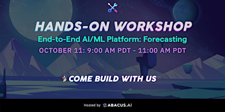 Hands on Workshop - End to End AI/ML Platform: Forecasting