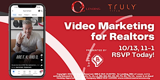 Realtor® — Video Marketing Workshop
