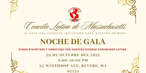 Primera Gala del Concilio Latino de Massachusetts