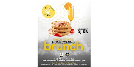 Bama State Homecoming Brunch '22
