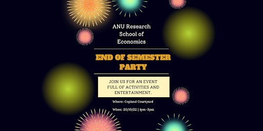 RSE End of Semester Party - CANCELLED