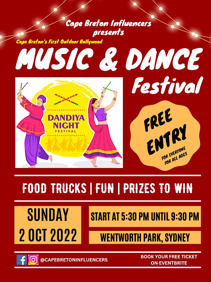 Dandiya Night - 1st Outdoor Dance Festival of Sydney image