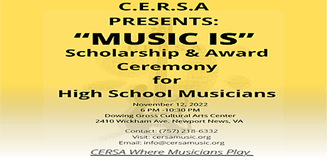 CERSA Presents "Music Is" Scholarship & Award Ceremony