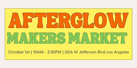Afterglow Makers Market | Vintage Clothing, Artesian Goods, Tattoos & More