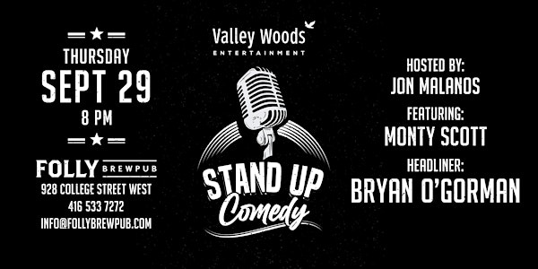 Thursday Night Laughs @ Folly Brewpub - A Night of Stand Up Comedy!