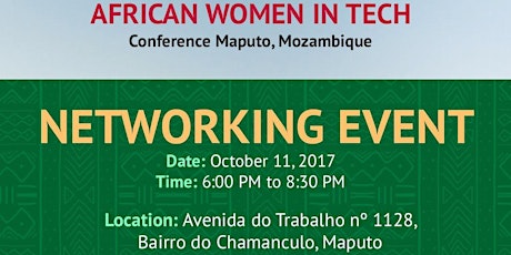 African Women In Tech - Networking #AWITMozambique   primary image