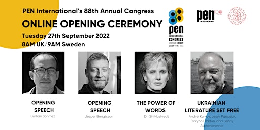 THE POWER OF WORDS - PEN International 88th Congress’ opening ceremony
