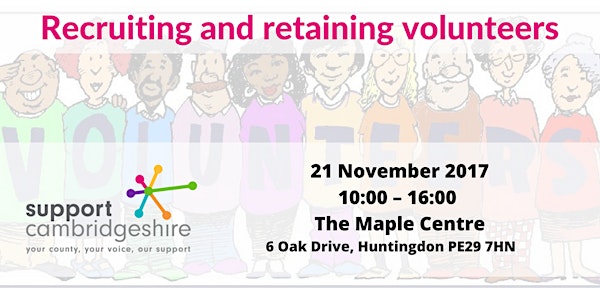 Recruiting & Retaining Volunteers Workshop for those managing volunteers