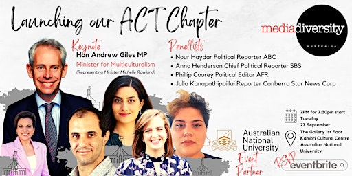 Media Diversity Australia ACT Chapter Launch at ANU