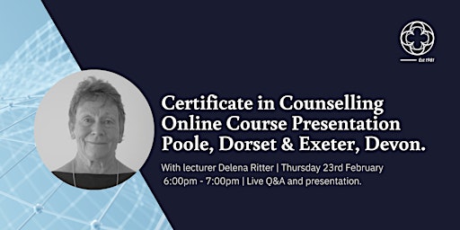Certificate in Counselling - Live Course Presentation and Q&A