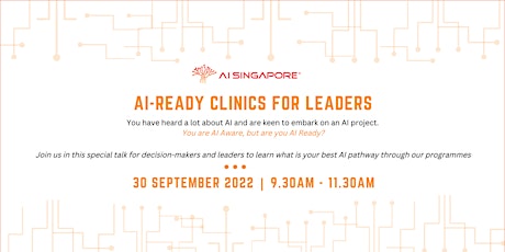 AI Ready Clinics for Decision Makers & Leaders