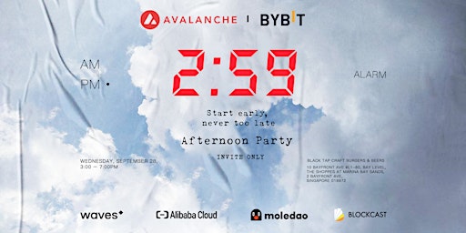 Avalanche x Bybit Afternoon Party @Token 2049