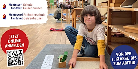 Primaire afbeelding van Tag der offenen Tür: Montessori-Schule & M-FOS Geisenhausen bei Landshut