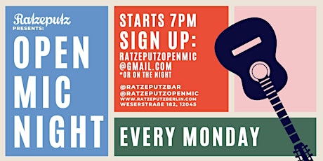 Hauptbild für Open Mic Night at Ratzeputz!