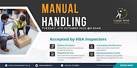 Manual Handling Training Course- Zoom