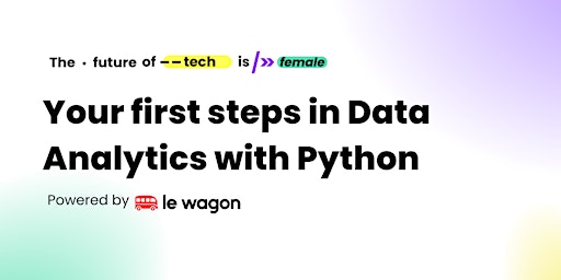 Your first steps in Data Analytics with Python primary image