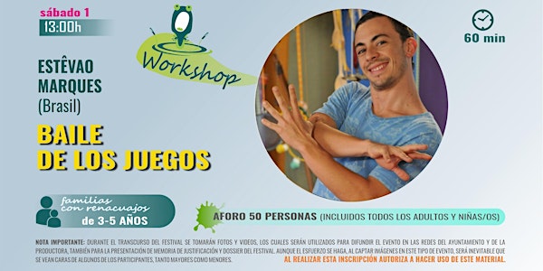 RENACUAJO FEST | Workshop "Baile de los juegos" con Estêvao Marques