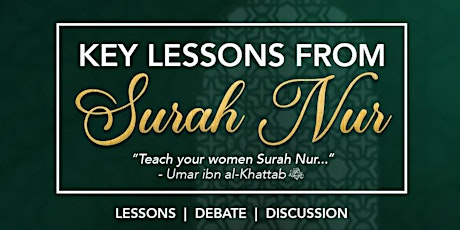 Imagem principal do evento Key Lessons from Surah Nur