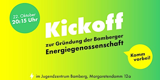 Kickoff zur Gründung der Bamberger Energiegenossenschaft