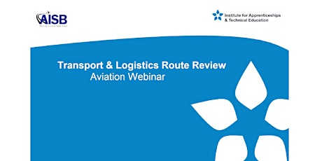 IfATE Transport & Logistics Route Review: Aviation Webinar