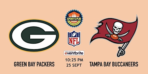 Green Bay Packers @ Tampa Bay Buccaneers · NFL - Sports Pub Madrid