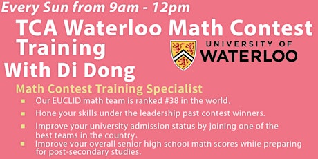 TCA Waterloo Math Contest Training  primary image