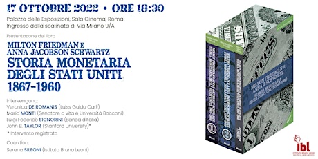 Storia monetaria degli Stati Uniti - presentazione dell'edizione italiana