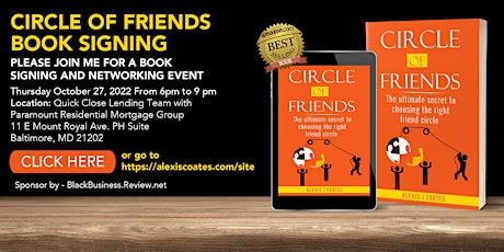 Circle of Friends Book Signing and Networking Event