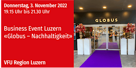 VFU Business Event in Luzern, 3.11.2022 - members only!