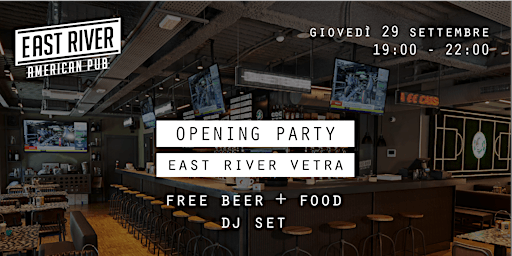 OPENING PARTY @East River American Pub Vetra | Food, Drink & Music!