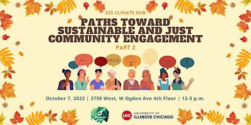 Paths Toward Sustainable and Just Community Engagement Part 2