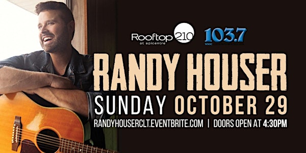 Randy Houser Performing Live at Rooftop 210 
