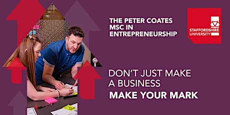 The Peter Coates MSc in Entrepreneurship - Q&A Session  - 5 October 2022