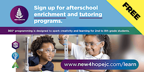 FREE Afterschool Programs for Grades 2-8 (October 2022 - June 2023)