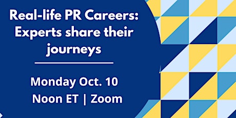 PR Summit: Real-life PR Careers - Experts share their journeys