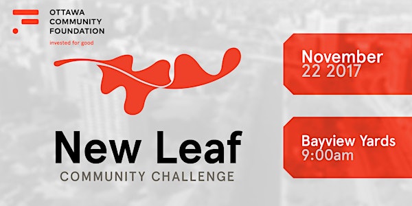 New Leaf Community Challenge 2017