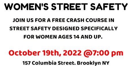 Women's Street Safety Seminar