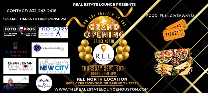 GRAND OPENING of the Real Estate Lounge NORTH image